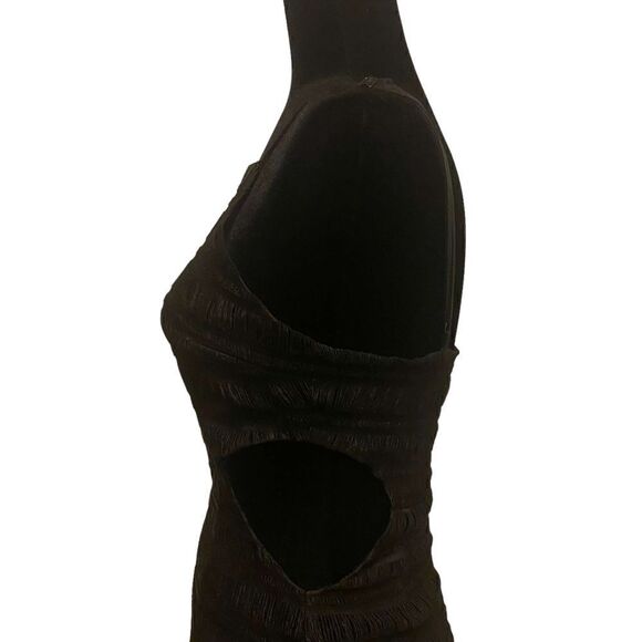 Gianni Bini Black Bodycon‎ Spaghetti Strap Georgie Dress Size Small - Picture 7 of 11